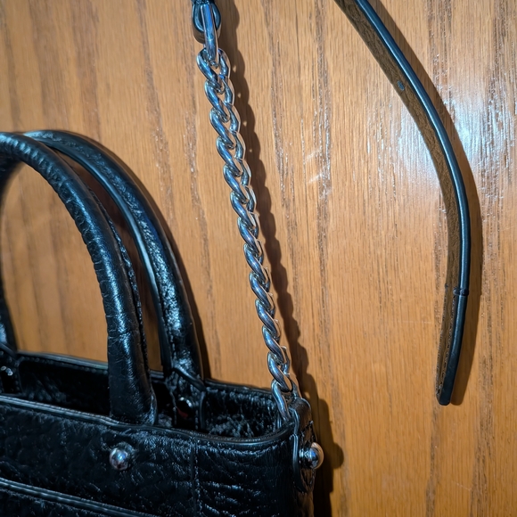 Rebecca Minkoff Black Textured Leather Tote - Picture 5 of 15